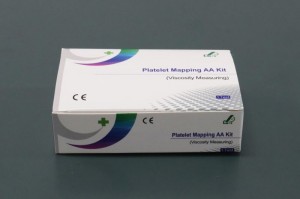 Platelet aggregation function test (AA activated pathway)