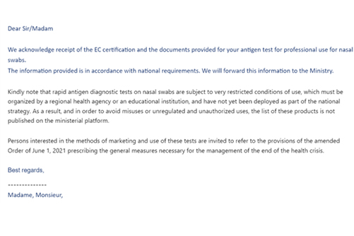 French Professional certificates